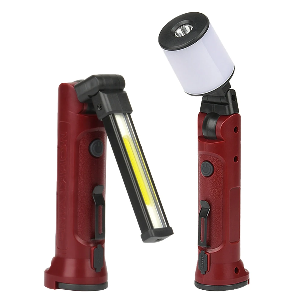 

Portable Flashlight With Strong Magnet 5 Working Modes Super Bright Multifunctional LED Work Light For Power Failure Outages