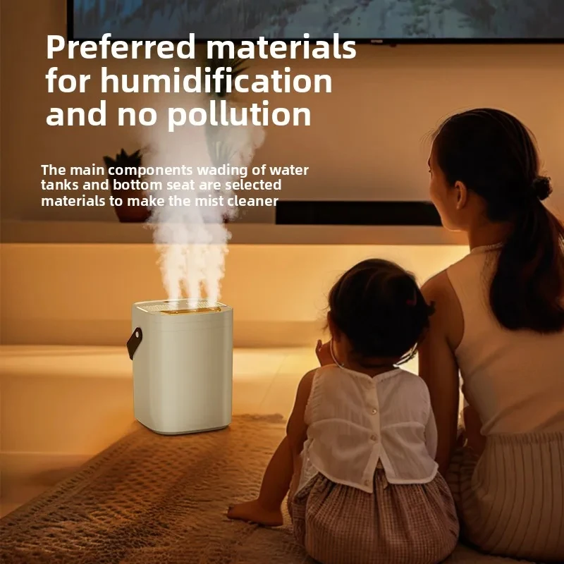 3노즐 야간 조명 가습기 1.8L 대용량 듀얼 필터 아로마테라피 머신 USB 무소음 타이머 자동꺼짐 기능 침실 차량용 신제품