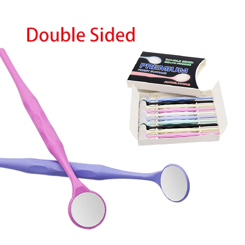 10 Specchietti Dentali Doppio Lato – Riflettori Orali Per Sbiancamento Denti – Nuovi