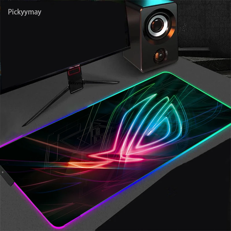 Светодиодный игровой коврик для мыши ASUS с RGB подсветкой большие коврики