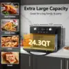 10-in-1 Air Fryer Toaster Oven Combo,24QT Convection Toaster Oven Countertop with Rotisserie & Dehydrator 5
