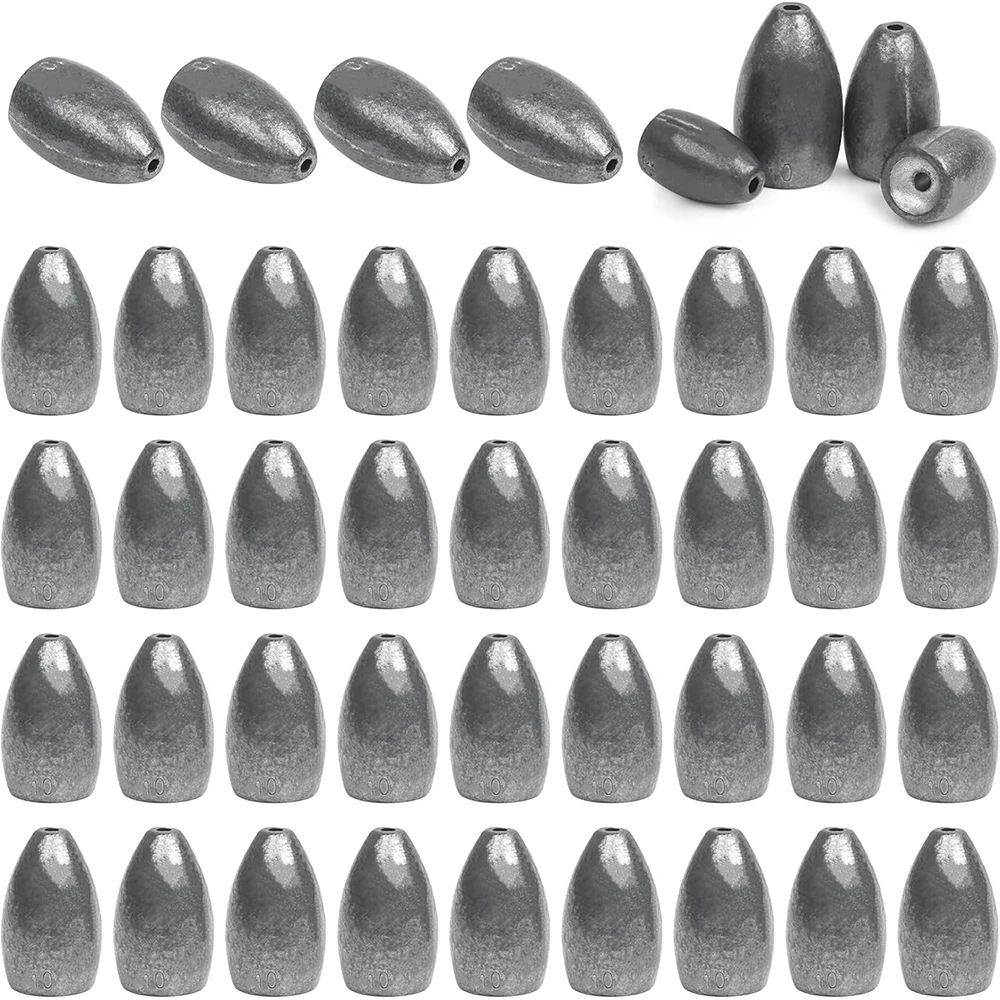 5Pcs Flipping Bullet Fishing Weights 1