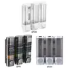 Shampoo and Conditioner Dispenser 3 Chamber Shower Soap Dispenser No Drill Shampoo Dispenser for Shower for Bathroom Hotel 4