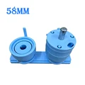 Blue 58mm Round