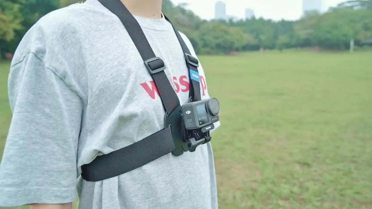 Sangle De Poitrine Réglable Pour GoPro Et Téléphone - Support Rotatif 360° - Prise De Vue Mains Libres Stable - 4