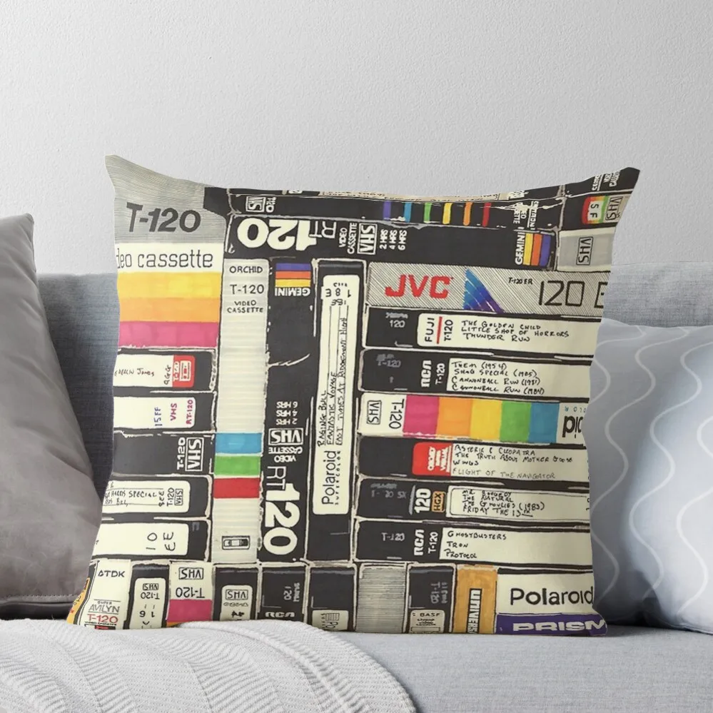 

VHS Throw Pillow Cushion Cover For Sofa Sofa Covers For Living Room Cushions For Decorative Sofa