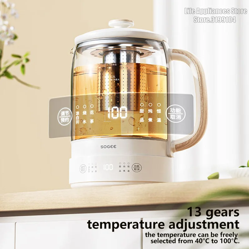 BUYDEEM K313 Travel Electric Kettle, Mini Healthy-Care Beverage Kettle