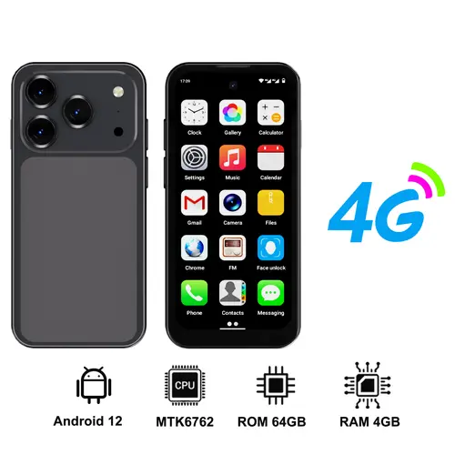 SERVO 19 Air 4G LTE Mini Smartphone Android 12.0 System 6GB+128GB Play Store Face Unlock GPS Dual SIM 3.88" Small Smart Phones - Image 10