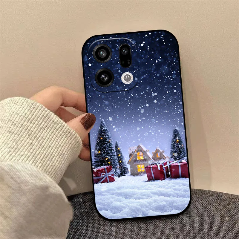 Festive Shockproof Christmas Phone Case - Soft Silicone TPU Cover