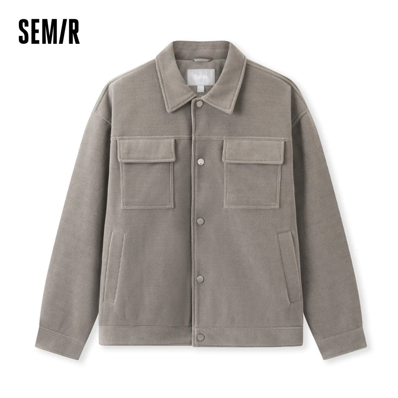 

Semir Jacket Men 2023 Winter New Comfortable Loose Trendy Work Wear Velvet Jacket