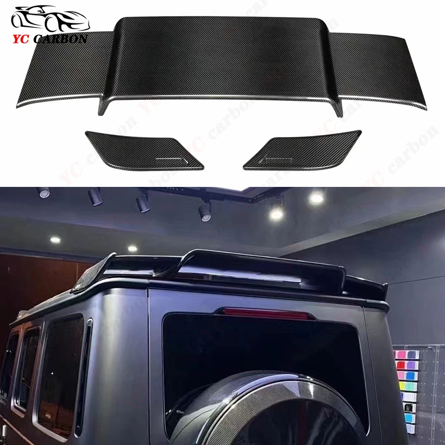 Per Mercedes Benz Classe G W463 G500 G550 Brabus Style Spoiler In Fibra Di Carbonio Ala Posteriore Auto Racing Car Styling Tail Lip Wing