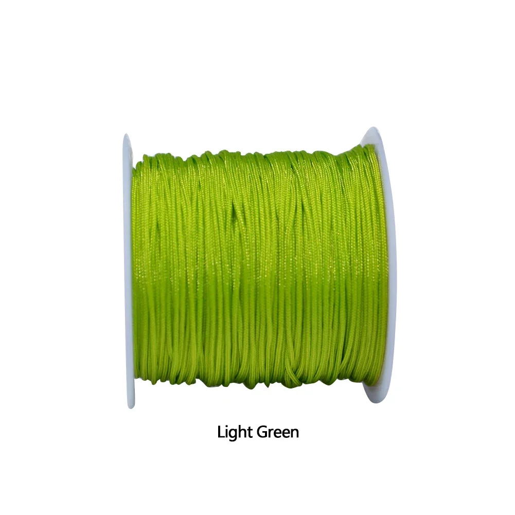 Premium 0.8mm Nylon Cord for DIY Jewelry and Craft Projects - 20M Roll