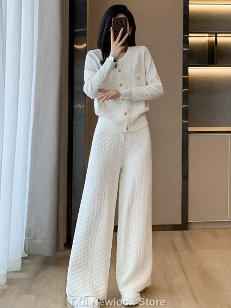 TXii Newlook Women's autumn and spring long-sleeved high-end thin air cotton wearable winter home wear Dressed on the street