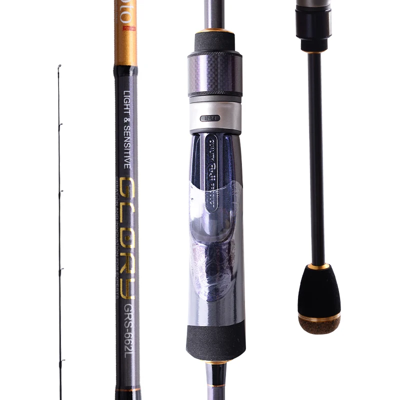 

New KYOTO GLORY L Power Fishing Rod Spinning Ultralight Fishing Rod 24 Ton Carbon Fiber 2 Pieces 1.98m 2.0m 2.1m Highly Sens