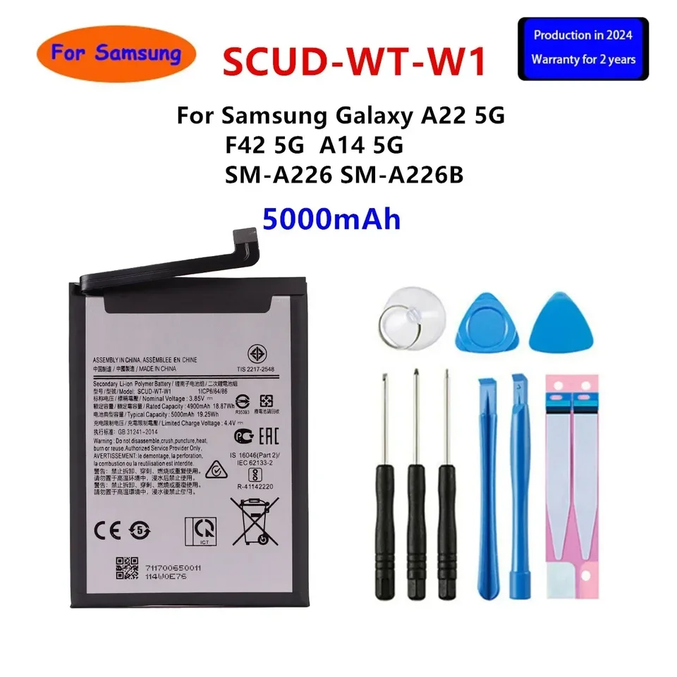 Brand New Battery For Samsung Galaxy A22 5G A226B F42 5G A14 5G