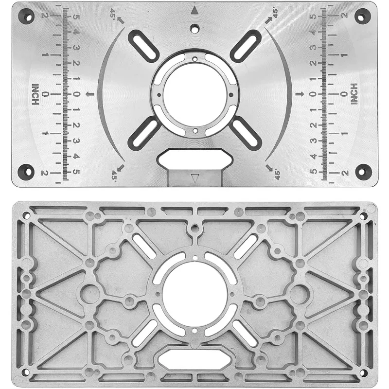 Router Table Insert Plate Multifunctional Chamfer Positioning Engraving Plate Electric Milling Trimming Machine Woodworking Tool