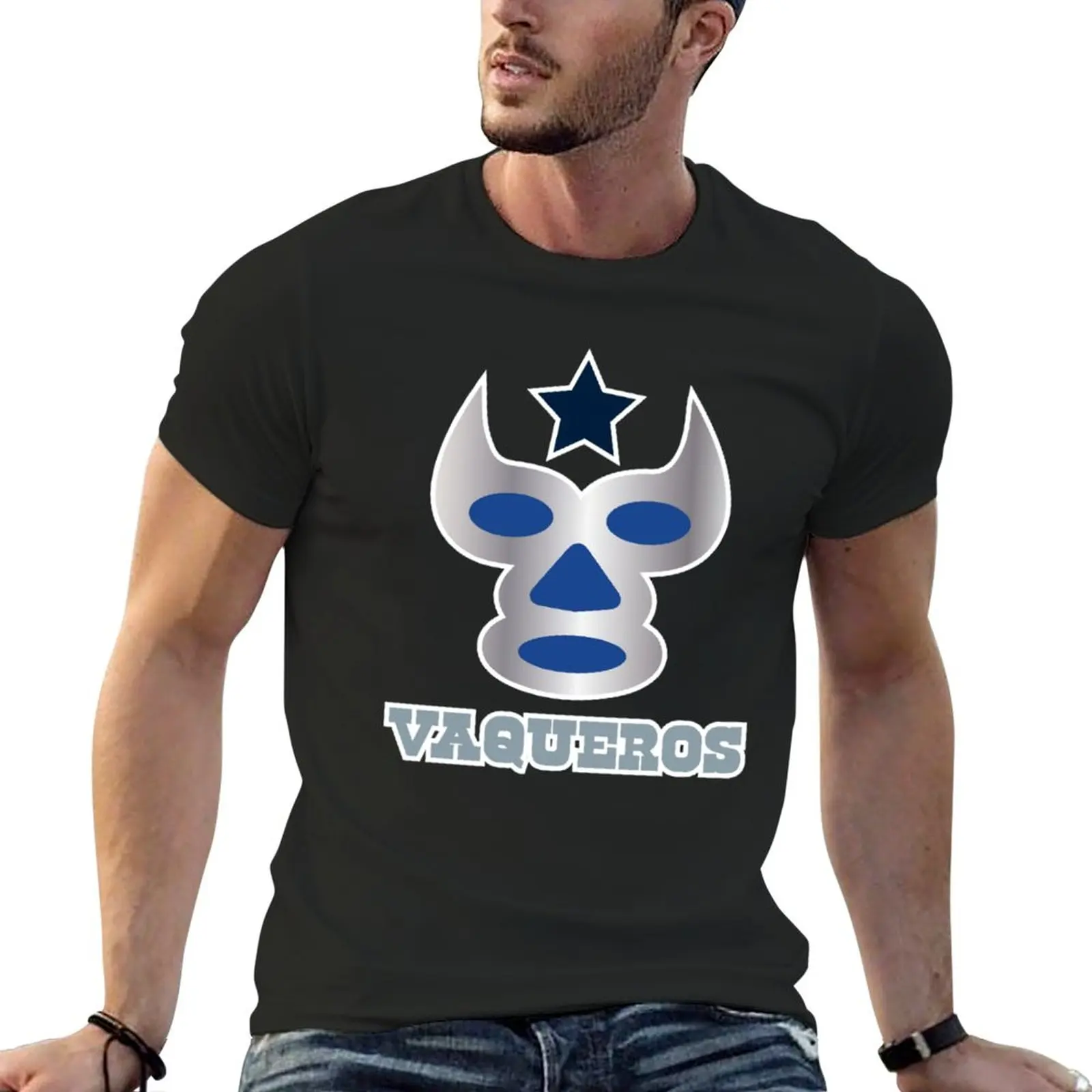 

VAQUEROS T-Shirt summer top plus sizes quick drying summer clothes mens cotton t shirts