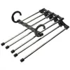 Magic Closet Hangers 1pcs Trousers Pants Hanger Multi-Function Retractable Closet 5 In 1 Wholesale 2