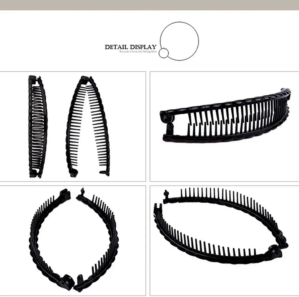 Hair Clips Hair Accessories Hair Clips Vintage Combs Tool for Thick Curly Hair Accessories Fishtail Clip Banana Clip Set for Women Girls