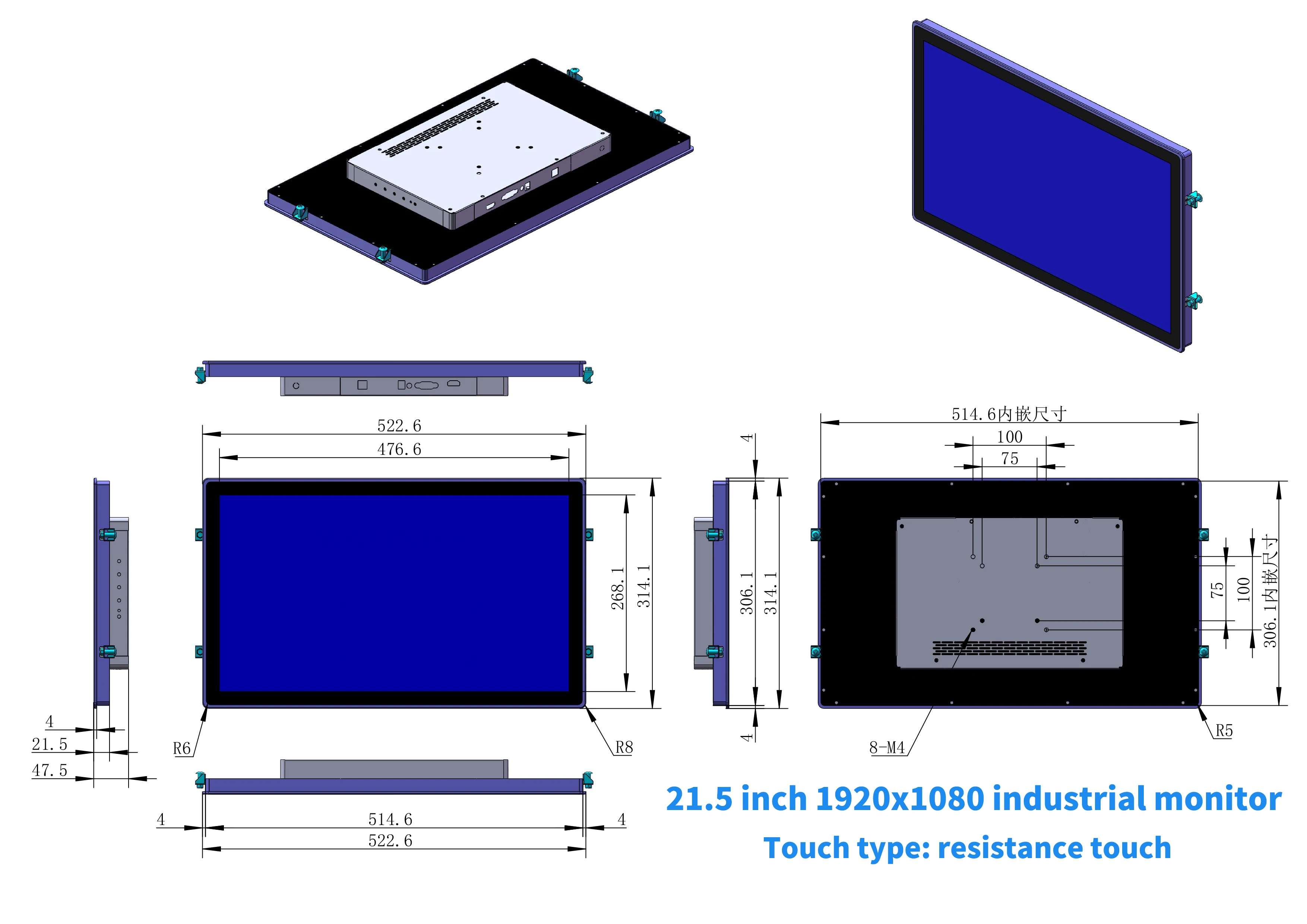    , HDMI ġ USB Ʈ, ׼ ġ ũ Ŭ LCD , 17 ġ, 19 ġ, 21.5 ġ
