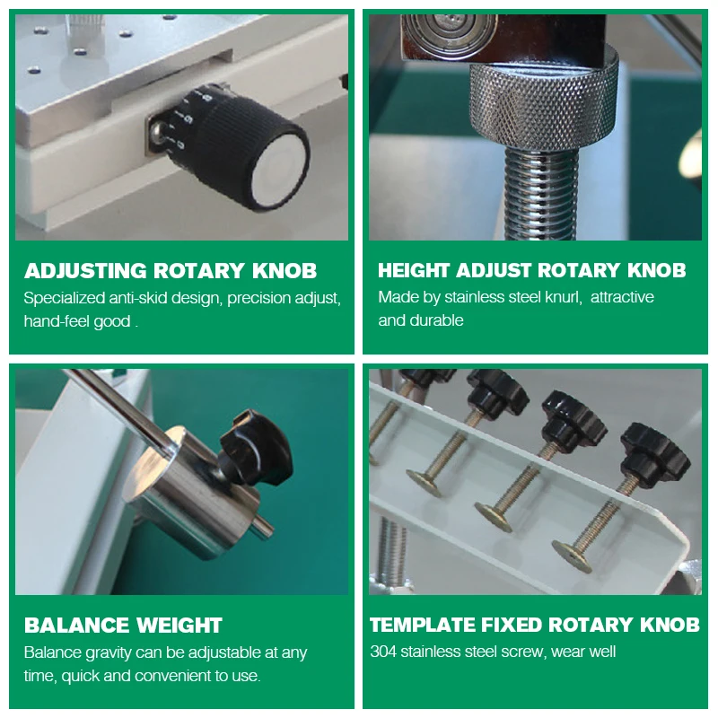 PTR-A300 High Quality Solder Paste Screen Printer 30x40cm Desktop Manual Pcb Stencil Printer Pcb Solder Paste Machine
