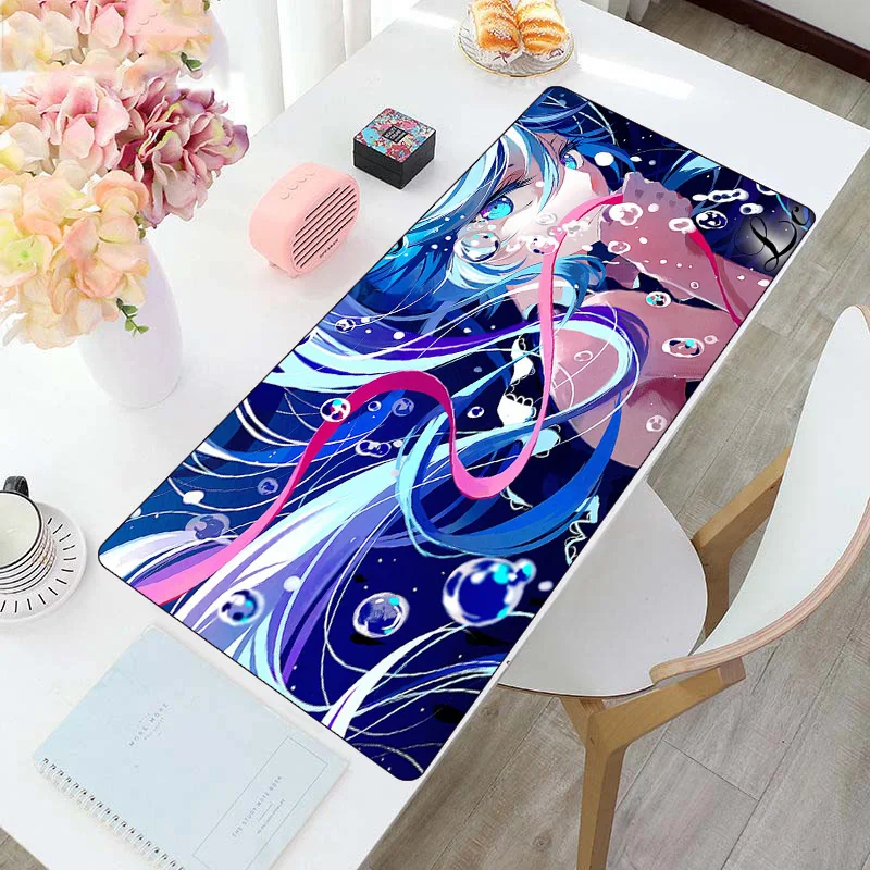 

MRGLZYH mouse pad Gamer Anime PC Mousepad Sexy Cute Girl Large Table Pad Placemat Computer Game Accessories mousepad