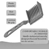 Men Styling Tool Barber Fade Combs Ergonomic Gradienter Design Hair Cutting Comb Plastic Barber Supplies Curved Comb for Salon 5