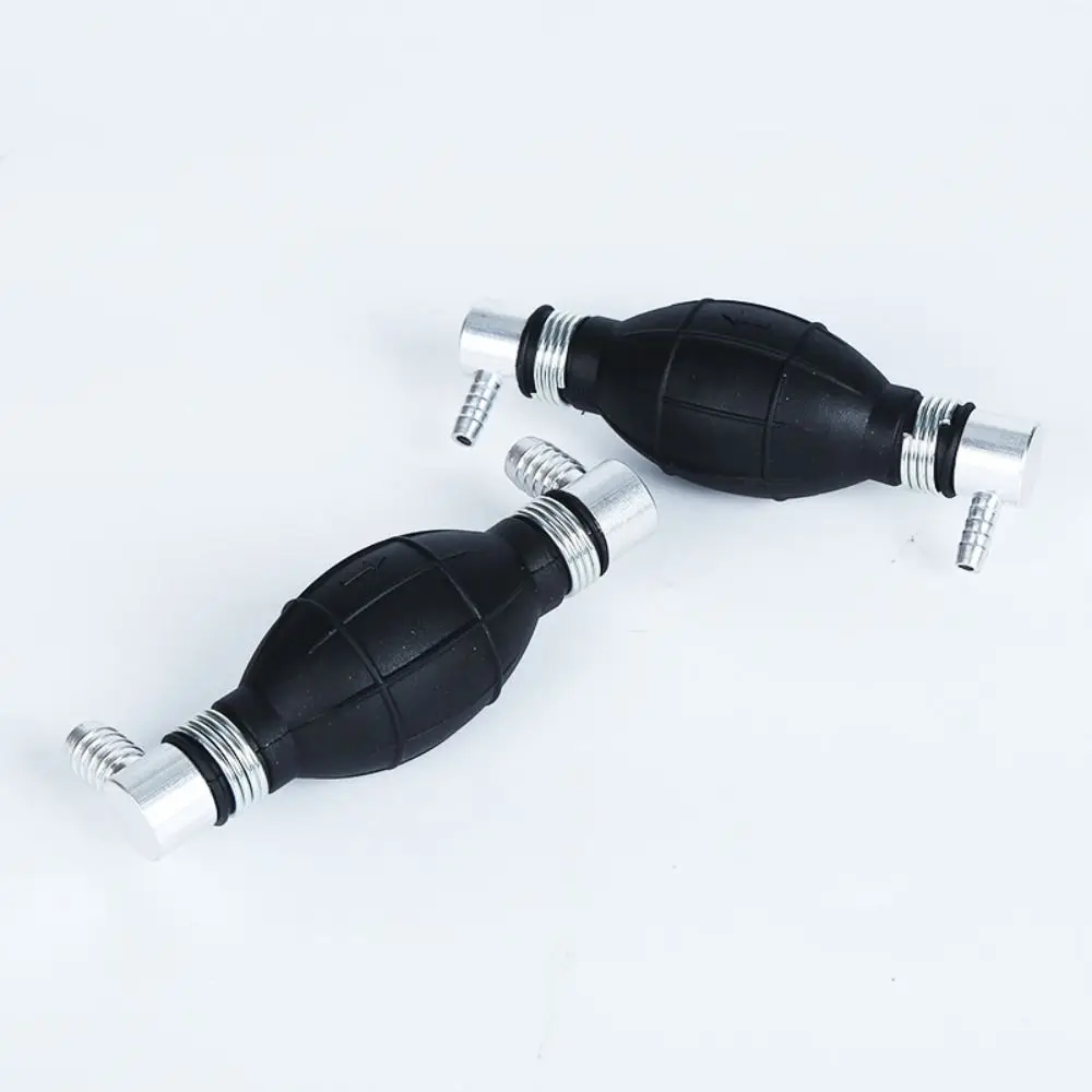 휴대용 수동 연료 펌프, 액체 이송 도구, 수동 오일 사이펀 펌프, 고무 알루미늄 블랙, 자동차 액세서리, 6mm, 8mm, 10mm, 12mm
