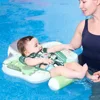 Mambobaby Baby Swim Float Non-inflatable Baby Swimming Float Ring Waterproof Swim Trainer Pool Float with Sun Canopy for 3-24 6