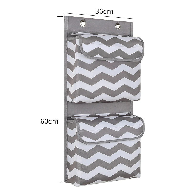 1PC Oxford Fabric Wall Door Hanging Bag Organizer Storage Pouches Wardrobe Closet Storage Bag Sundries Pouches 3