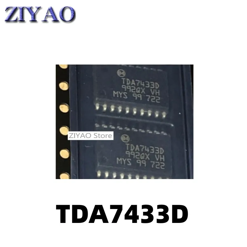 

5PCS TDA7433 TDA7433D SOP20 pin audio sound processor chip chip chip IC