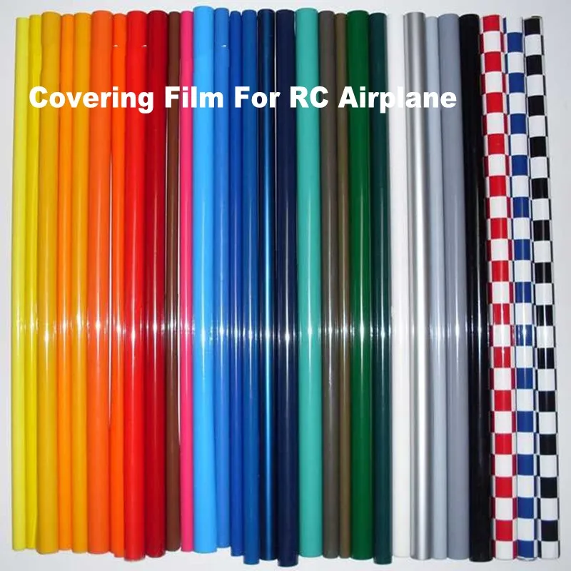 HotSale5MeterslotCoveringFilmHeatShrinkFilmForRCAirplanes