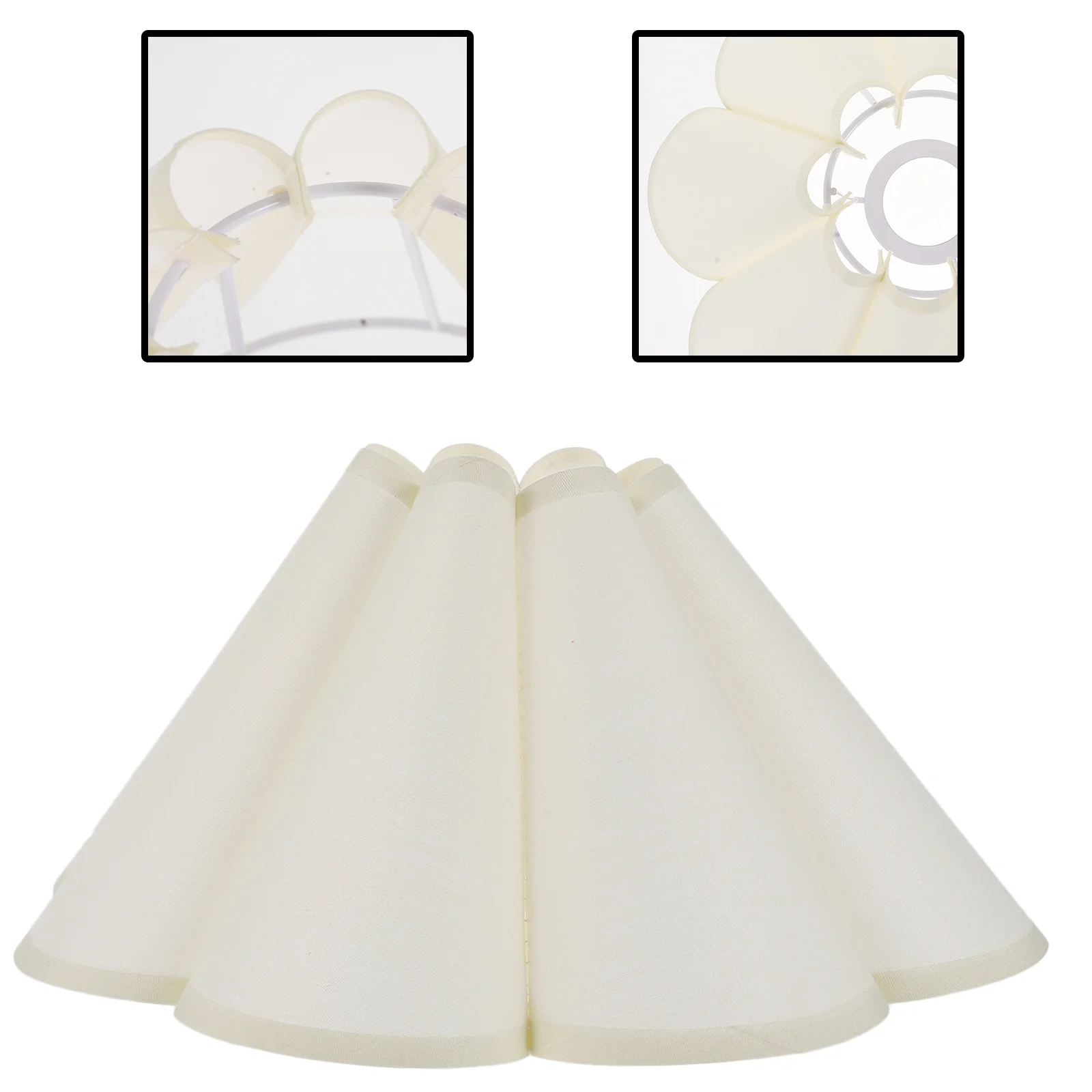 

Korean Style Lampshade Petal Light Cover Cloth Lampshade Flower Lamp Shades Light Table Ceiling Cover Replacement Chandelier