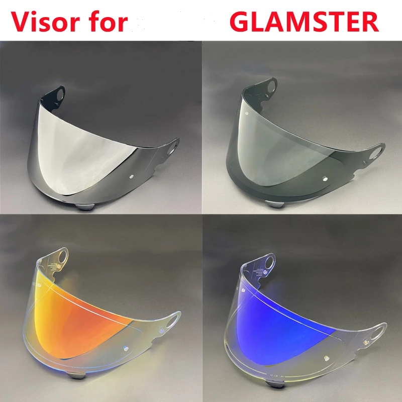 Glamster Visiera Per Shoei Cpb-1V Glamster Casco Moto Scudo Parabrezza Protezione Solare Full Face Moto Lens Protezione Uv