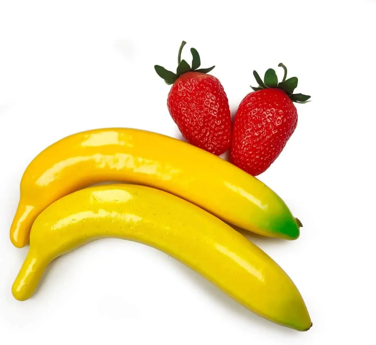 Artificial Fruits and Vegetables Artificial Fruits for Home Decoration Fake Strawberry Mango Bananas Party Christmas Model for Photoshoot 14 PCs/Set