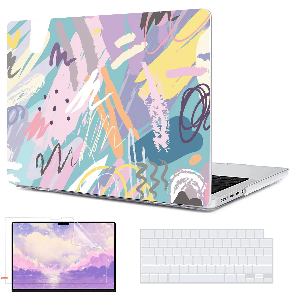 Custodia Per Laptop Per Macbook Pro 16 A2991 A2780 M1 M2 Chip Air 13 2023 M3 Pro 14 A2992 Per Macbook Pro 14 Case 2023 Air 15.3 A2941