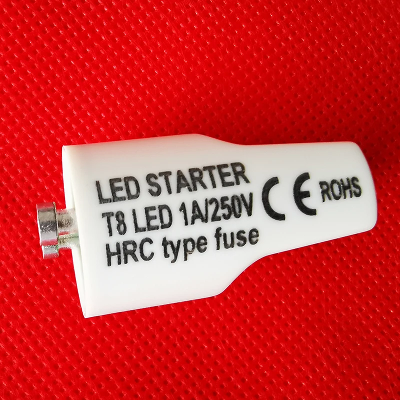 5pcs/lot Starter T8 LED 1A/250V HRC Type Fuse CE ROHS fluorescent starters