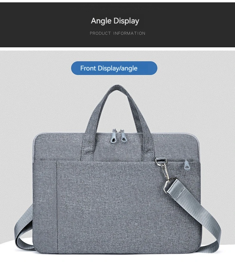 Laptop-Hülle, 13,3 14 15,6 Zoll, Notebook-Hülle für MacBook Air Pro, 16 PS, Huawei, Lenovo, Dell, Schultertasche, Aktentaschen – Detail 12
