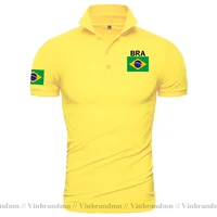 Brésil Polo Hommes Brésil Polos Nouveau Streetwear 2023 Hauts Maillots Polos Vêtements Nation Brésilien Drapeau Brésil BR T-shirt 4