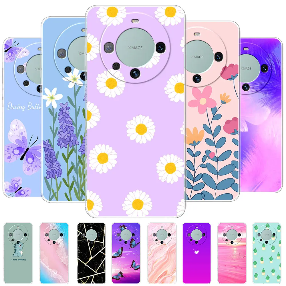 Per Huawei Mate 60 Pro + Plus Custodia Custodia Morbida In Silicone Trasparente Per Huawei Mate 50 Pro Mate 50E Funda Per Mate 60 Coque