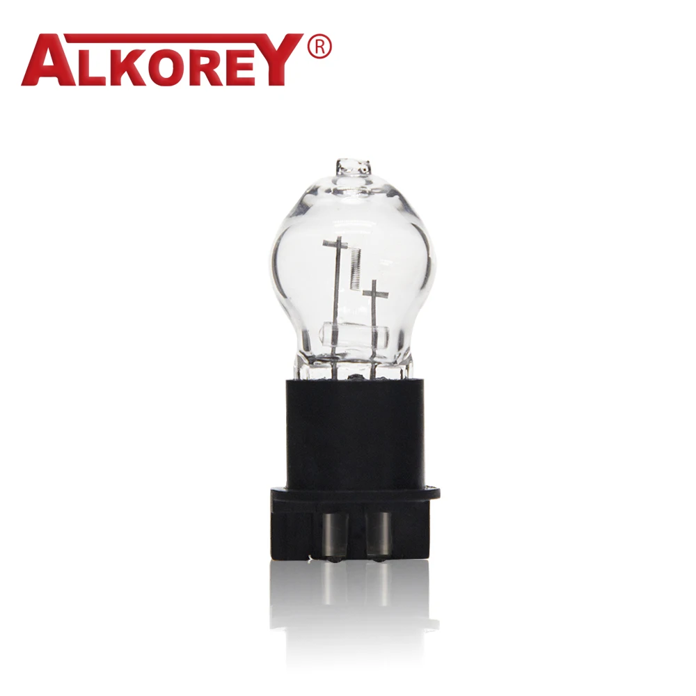 Alkorey 자동차 램프 안개등 운전 주행등 할로겐 전구, 자동 방향 지시등, 테일 램프, PW24W, 12V, 24W, 2 개