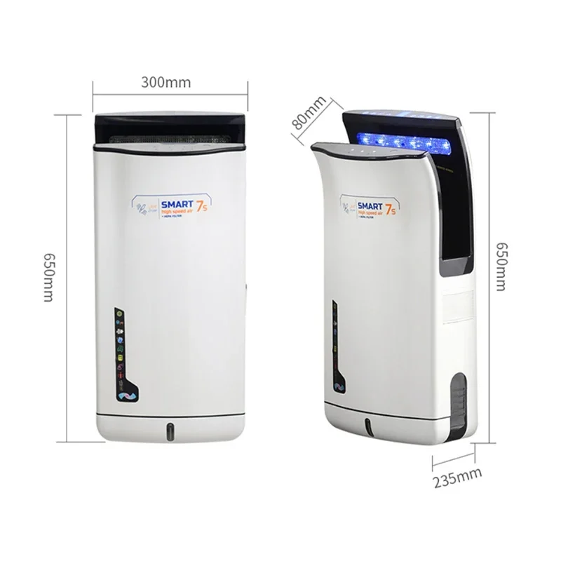 

Full New Hand Dryer Induction Hotel Restauran High Speed Jet-type Hand Drying Machine Double-sided hand dryer 220v