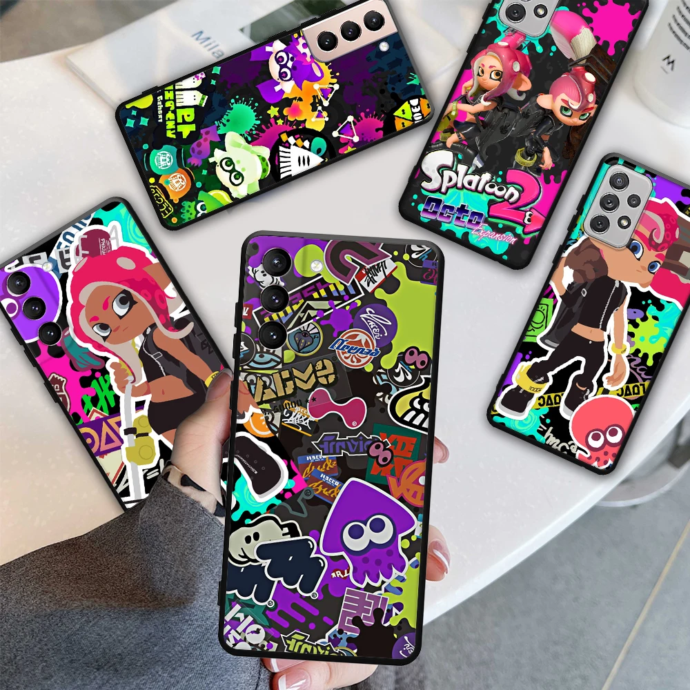 Pearl Switch Splatoon 2 Custodia Per Telefono Per Samsung S22 S21 S20 Ultra Pro Plus S10 S9 S8 Note 20 10 9 Cover Paraurti Ultra Per Telefono