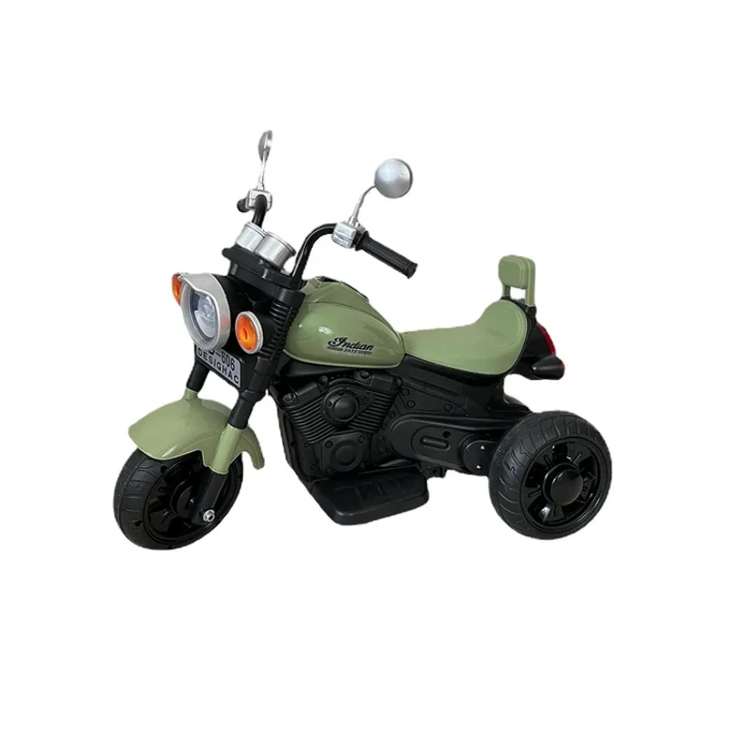 Children's Electric Motorcycles &ndash;Battery-Powered Three-Wheel Ride-On Rechargeable with Remote Control Toy Car for Boys and Girls