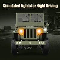 JJRC C8815 Rc Car Jeep 2.4g Crawler Climbing Scale Off-Road Vehicle Military Truck 1:10 Simulation Model 1941 Jeep Toy Gift 1
