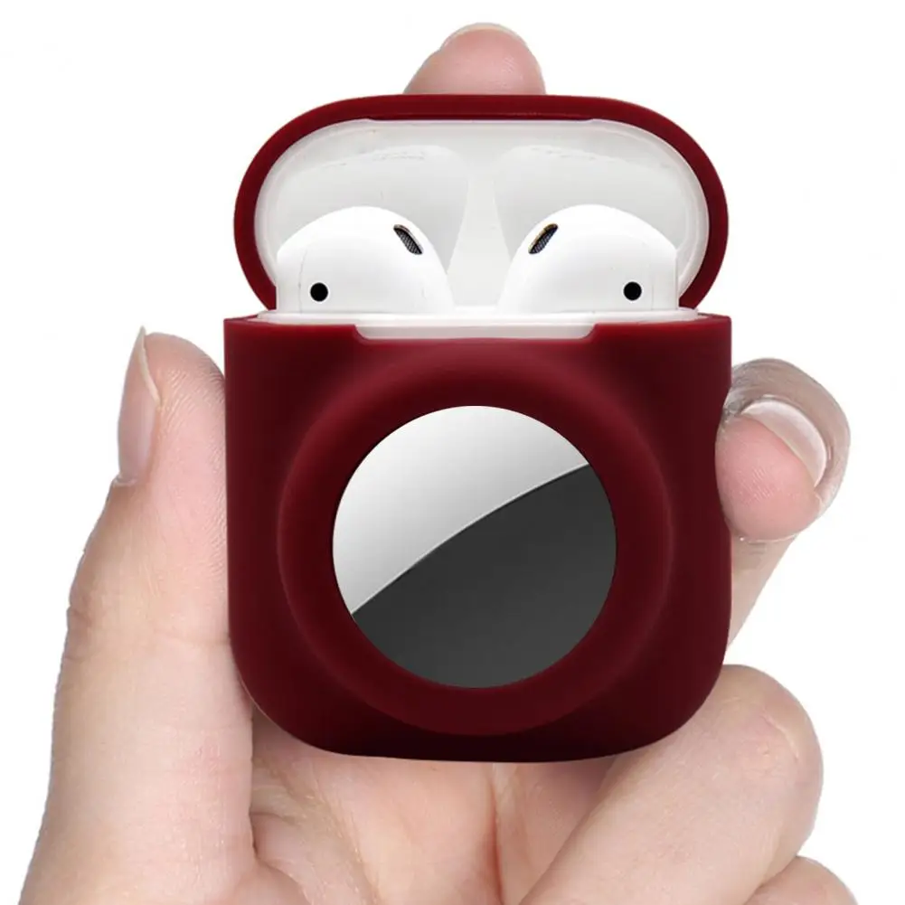 

Чехол для наушников с полным покрытием водонепроницаемая защита с Air-Tag Bluetooth-Совместимый Чехол для гарнитуры