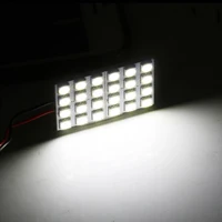 T10 5050 LED Interior Panel Car White Light Reading Lamp Universal Car Trunk Roof Dome Bulb 6 9 12 24 SMD Lights DC 12V 2