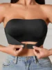 Women's Strapless No Padding Seamless Front Button Bra Comfortable Smooth Underwear 1