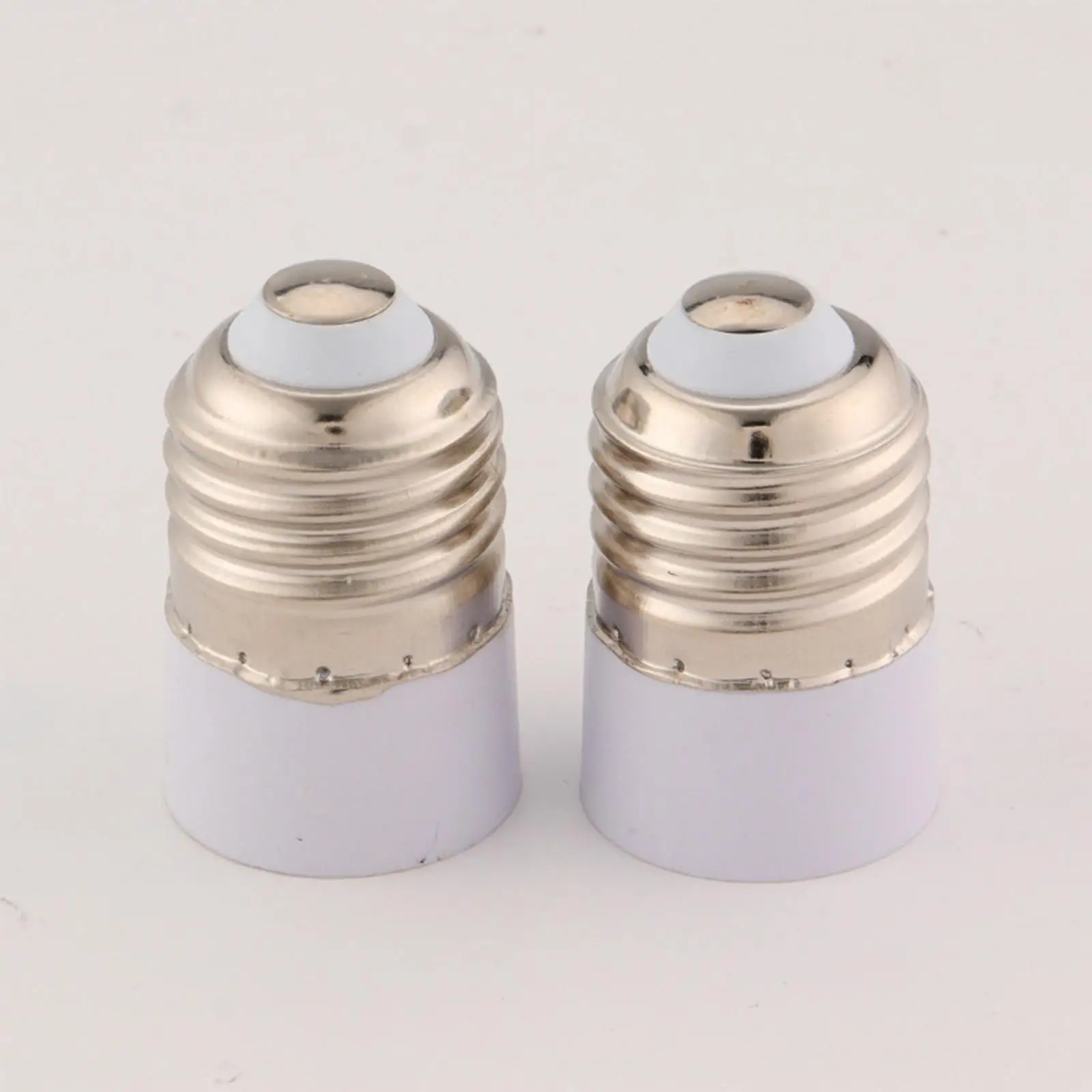10Pcs E27 to E14 Socket Adapter Durable Practical Heat Resistant 2.8x4.3cm LED Lamp Holder Lamp Adaptor Socket Converter
