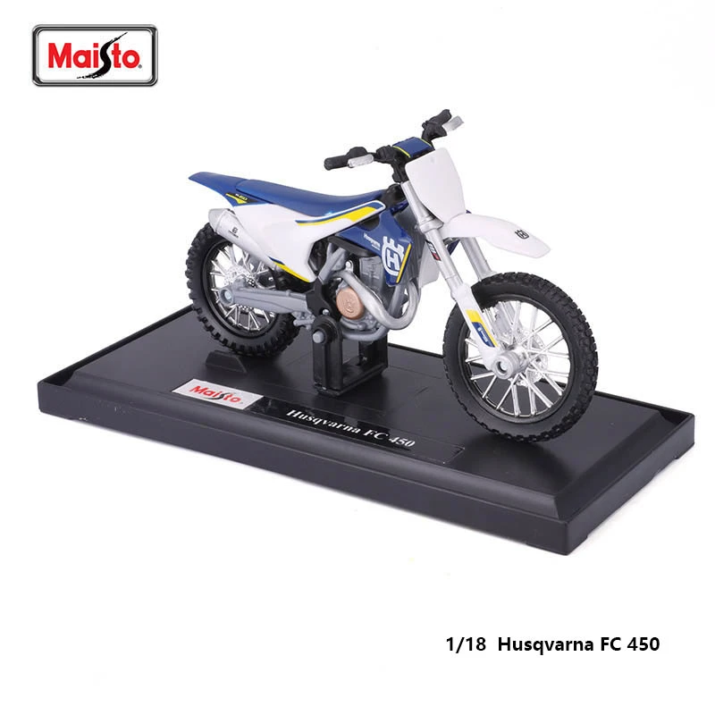 Maisto 1 18 Scale Husqvarna Fc 450 Motorcycle Replicas With Authentic Details Motorcycle Model Collection Gift Toy Aliexpress